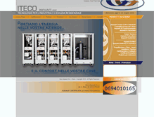 Tablet Screenshot of itecoimpianti.com